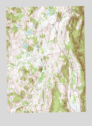 Copake, NY USGS Topographic Map