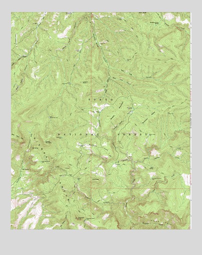 Copper Mountain, AZ USGS Topographic Map