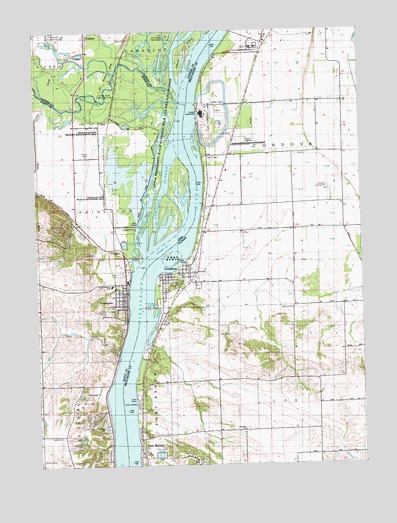 Cordova, IL USGS Topographic Map