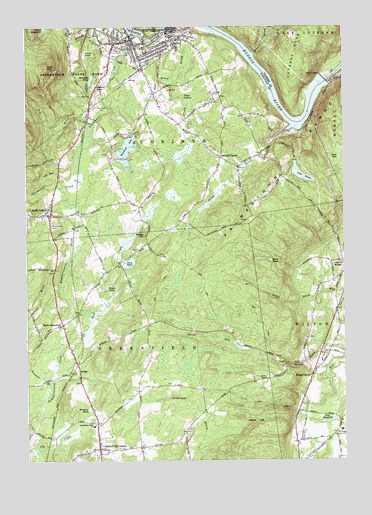 Corinth, NY USGS Topographic Map