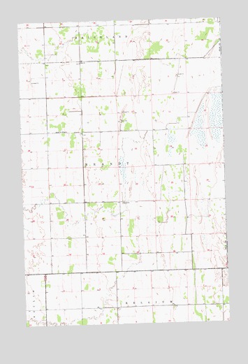 Angus SE, MN USGS Topographic Map