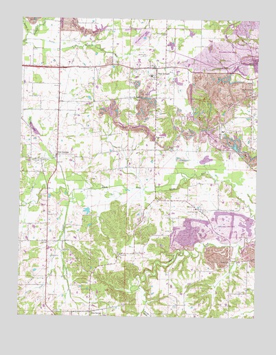 Crab Orchard, IL USGS Topographic Map