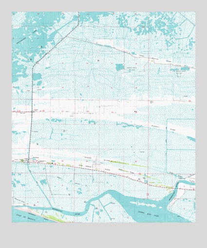 Creole, LA USGS Topographic Map
