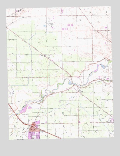 Cressey, CA USGS Topographic Map