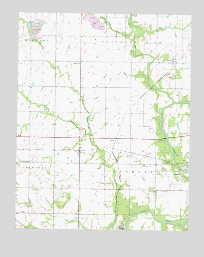 Crestline, KS USGS Topographic Map