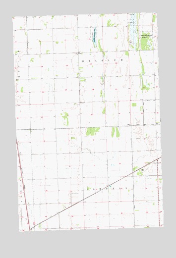 Crookston NE, MN USGS Topographic Map