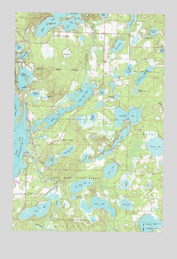 Cross Lake, MN USGS Topographic Map