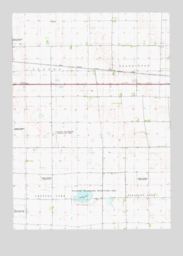 Crystal Lake, SD USGS Topographic Map