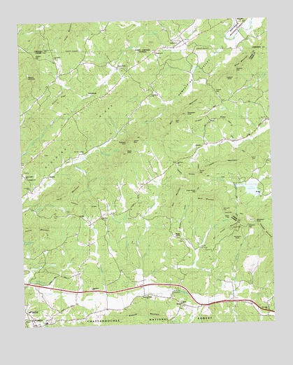 Culberson, NC USGS Topographic Map