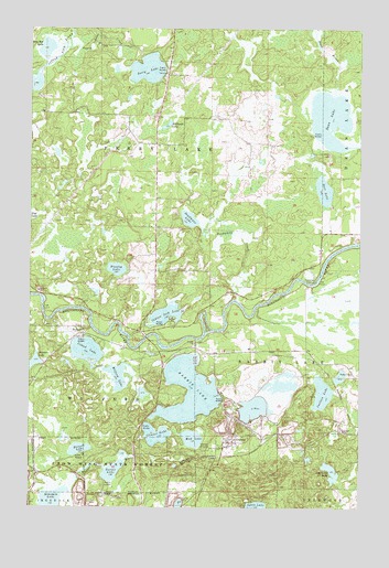 Cuyuna, MN USGS Topographic Map