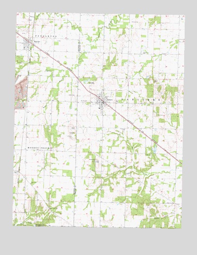 Dahlgren, IL USGS Topographic Map