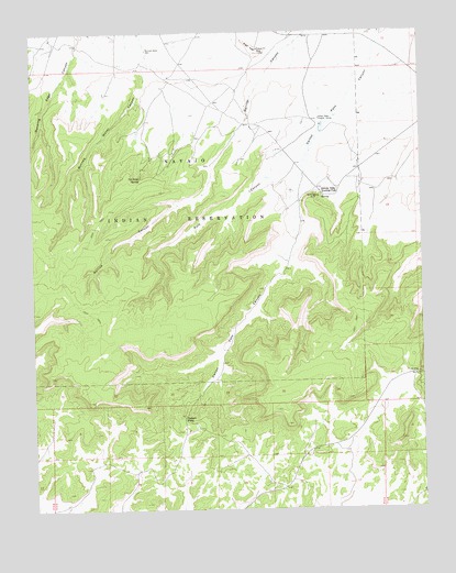 Dalton Pass, NM USGS Topographic Map