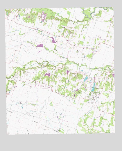 Davilla, TX USGS Topographic Map