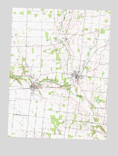 De Graff, OH USGS Topographic Map