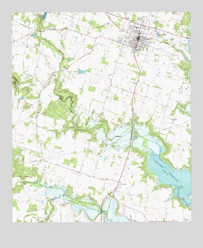 De Leon, TX USGS Topographic Map