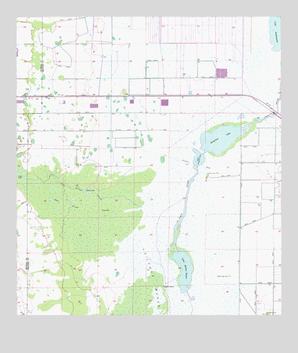Deer Park SE, FL USGS Topographic Map