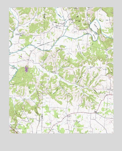 Dellrose, TN USGS Topographic Map