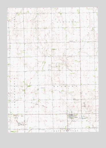 Delmont, SD USGS Topographic Map