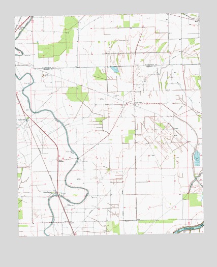 Delta City, MS USGS Topographic Map