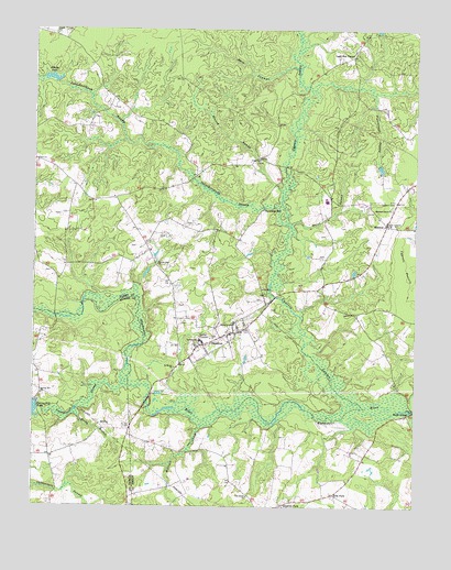 Dendron, VA USGS Topographic Map