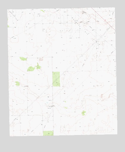 Denver City SW, TX USGS Topographic Map