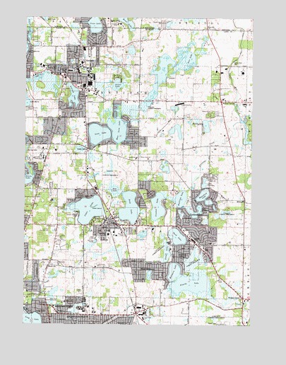 Antioch, IL USGS Topographic Map