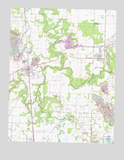 De Soto, IL USGS Topographic Map