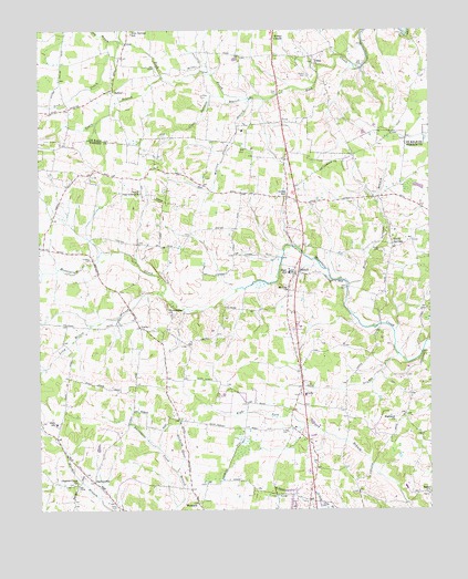 Dibrell, TN USGS Topographic Map