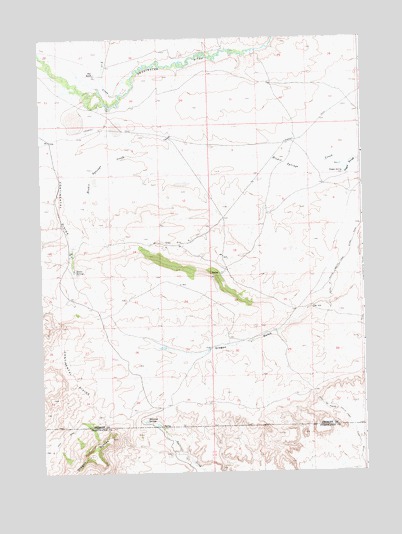 Dickie Springs, WY USGS Topographic Map
