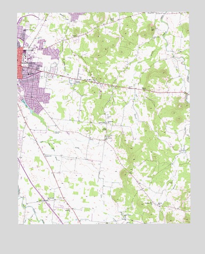Dillton, TN USGS Topographic Map
