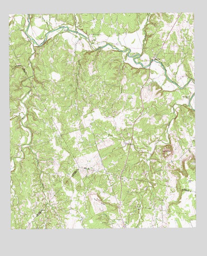 Ding Dong, TX USGS Topographic Map