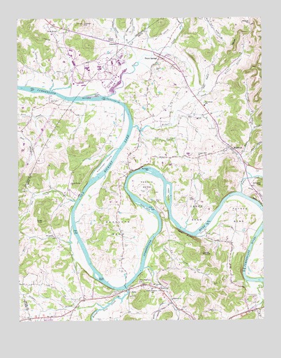Dixon Springs, TN USGS Topographic Map