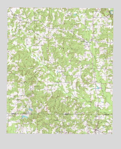 Doddridge, AR USGS Topographic Map