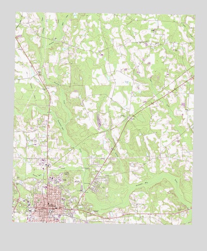 Douglas North, GA USGS Topographic Map