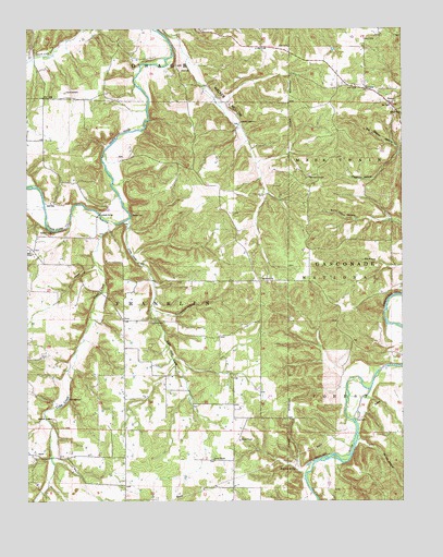 Drew, MO USGS Topographic Map
