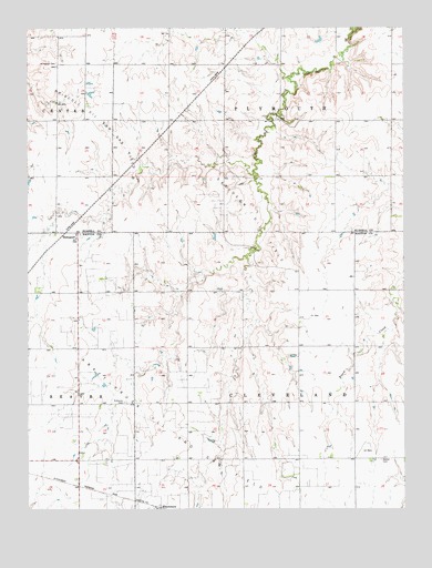 Dubuque, KS USGS Topographic Map