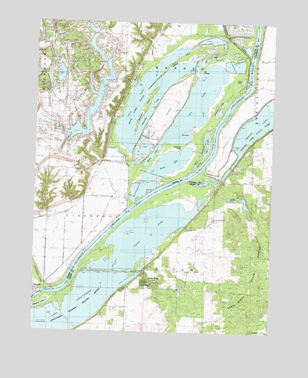 Duck Island, IL USGS Topographic Map