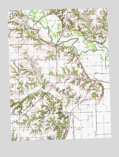 Duncan Mills, IL USGS Topographic Map