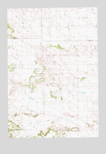 Dutchmans Hill, MT USGS Topographic Map
