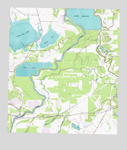East Columbia, TX USGS Topographic Map