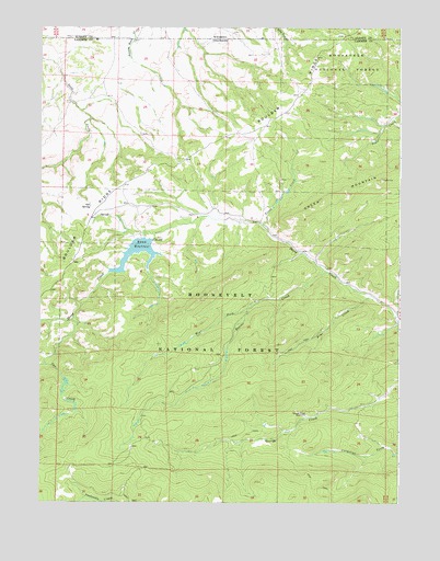 Eaton Reservoir, CO USGS Topographic Map