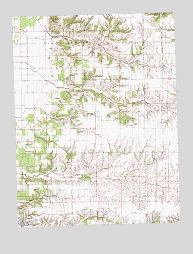 Arenzville East, IL USGS Topographic Map