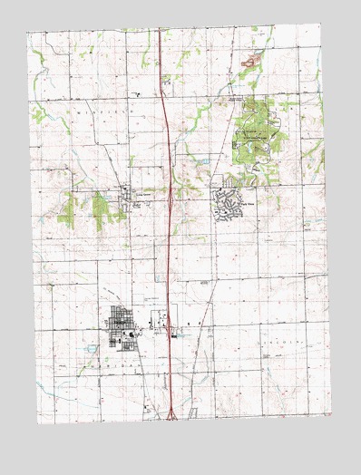 Eldridge, IA USGS Topographic Map