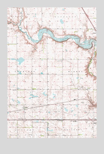 Eldridge, ND USGS Topographic Map