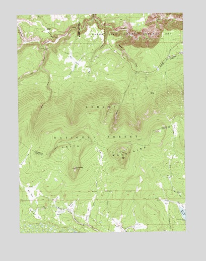 Elk Park, UT USGS Topographic Map