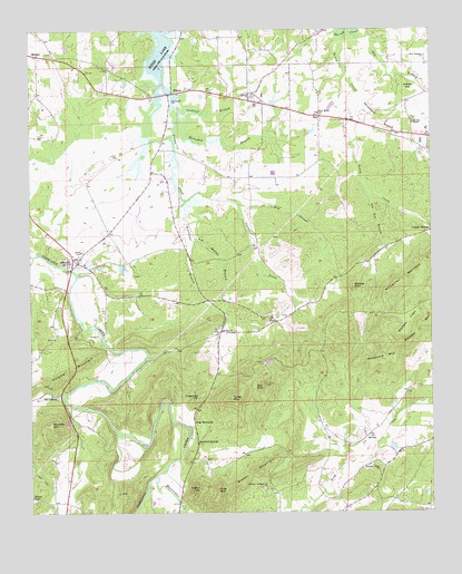 Ellisville, AL USGS Topographic Map