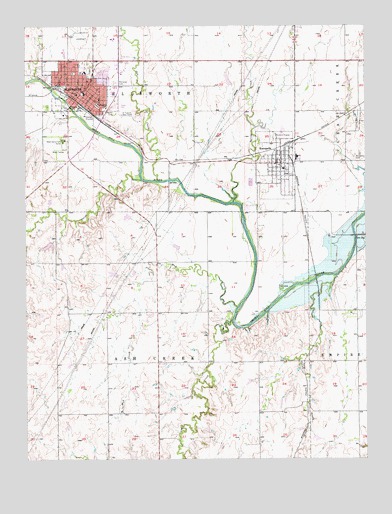 Ellsworth, KS USGS Topographic Map