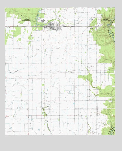 Elton, LA USGS Topographic Map