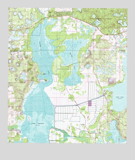 Emeralda Island, FL USGS Topographic Map
