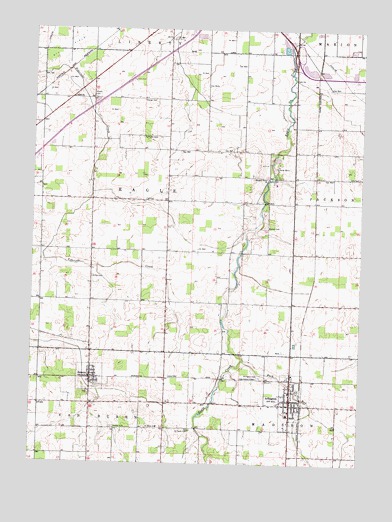 Arlington, OH USGS Topographic Map